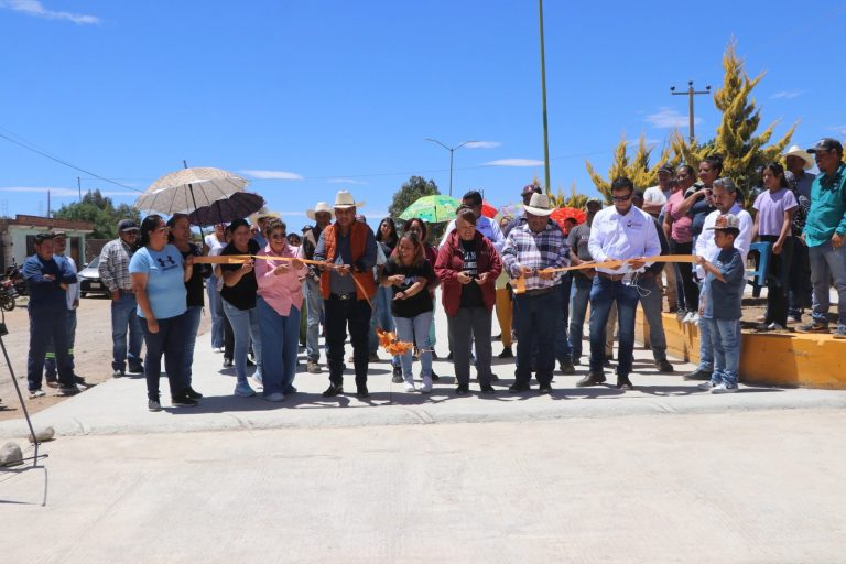 Inaugura alcalde obra en Ex Hacienda Zaragoza