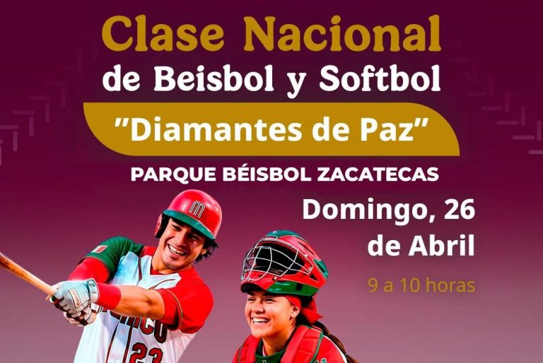 Invitan a clase nacional de béisbol y softbol en Zacatecas