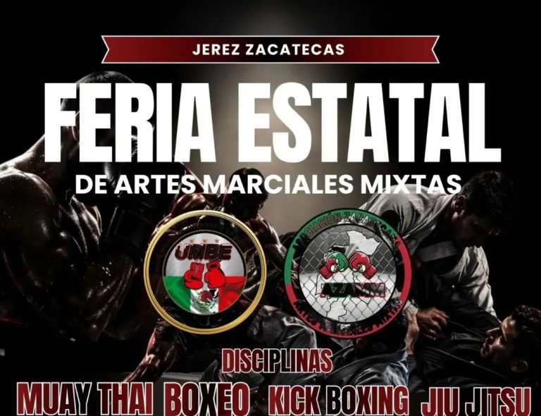 Jerez, sede de la Feria Estatal de Artes Marciales Mixtas