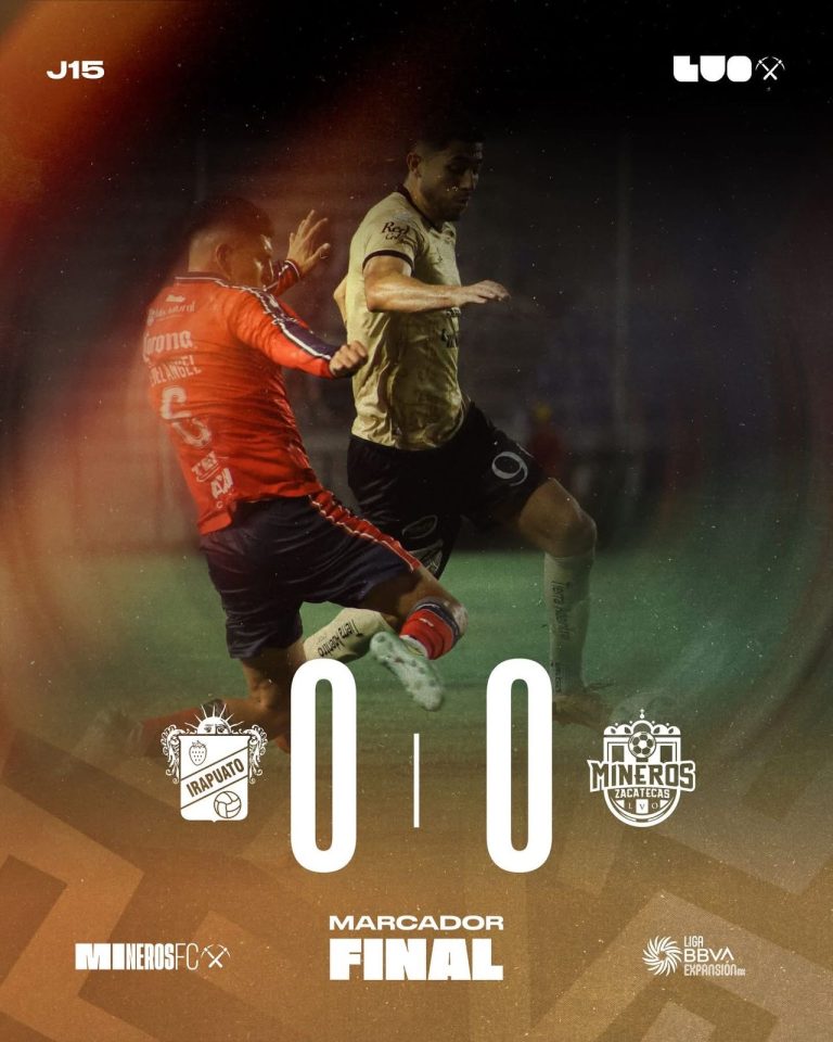 Mineros asegura liguilla tras empate en Irapuato