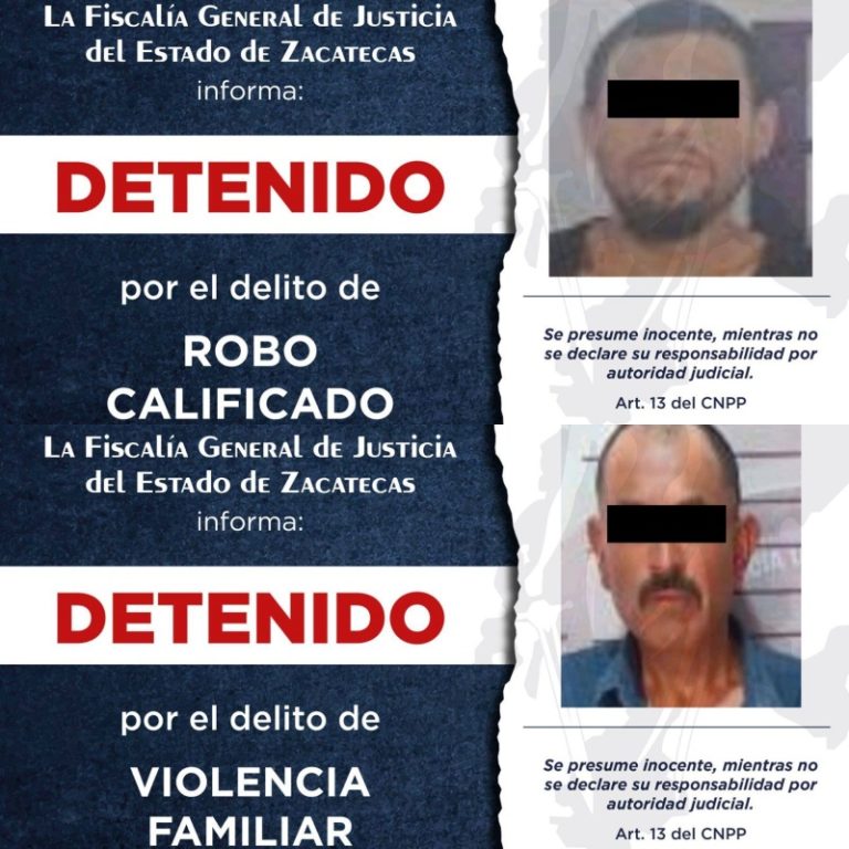 Cumplimenta FGJE dos órdenes de aprehensión