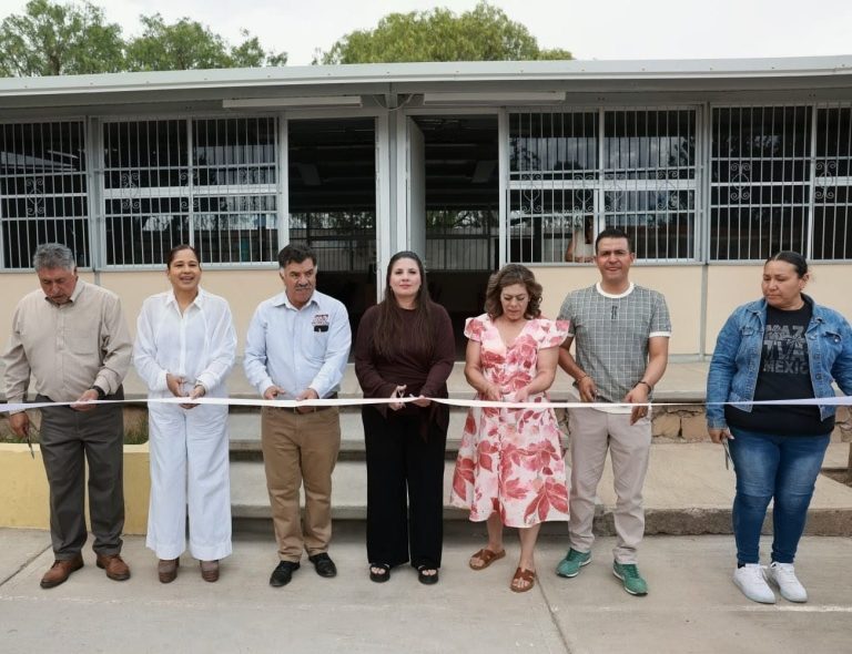Rehabilitan escuela primaria «Aquiles Serdán» en Morelos