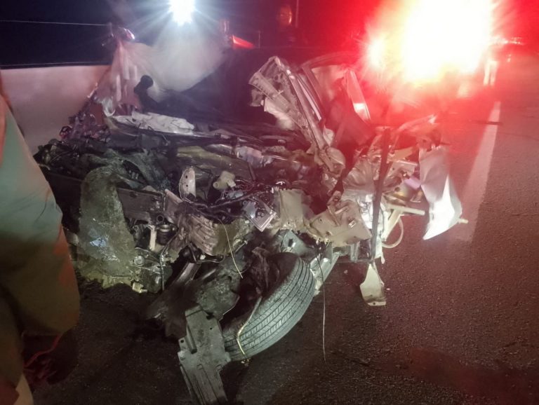 Aparatoso accidente en Chaparrosa deja un lesionado