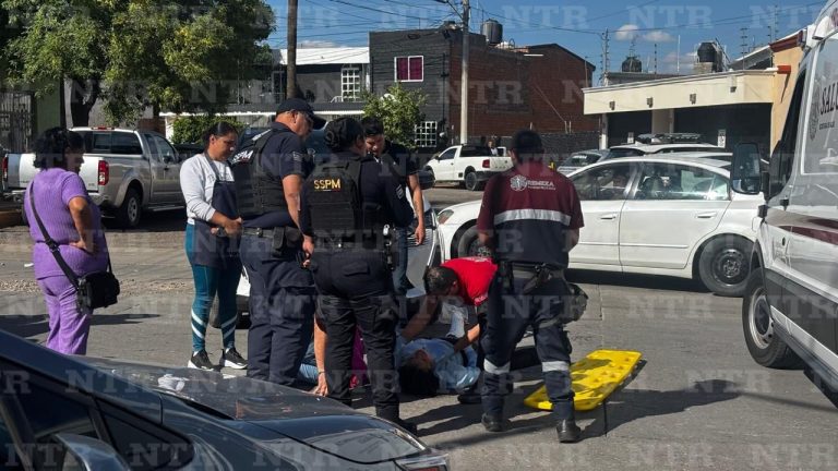 Accidente de motocicleta deja dos personas lesionadas