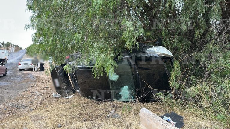 Se registra una serie de accidentes en zona conurbada por lluvia