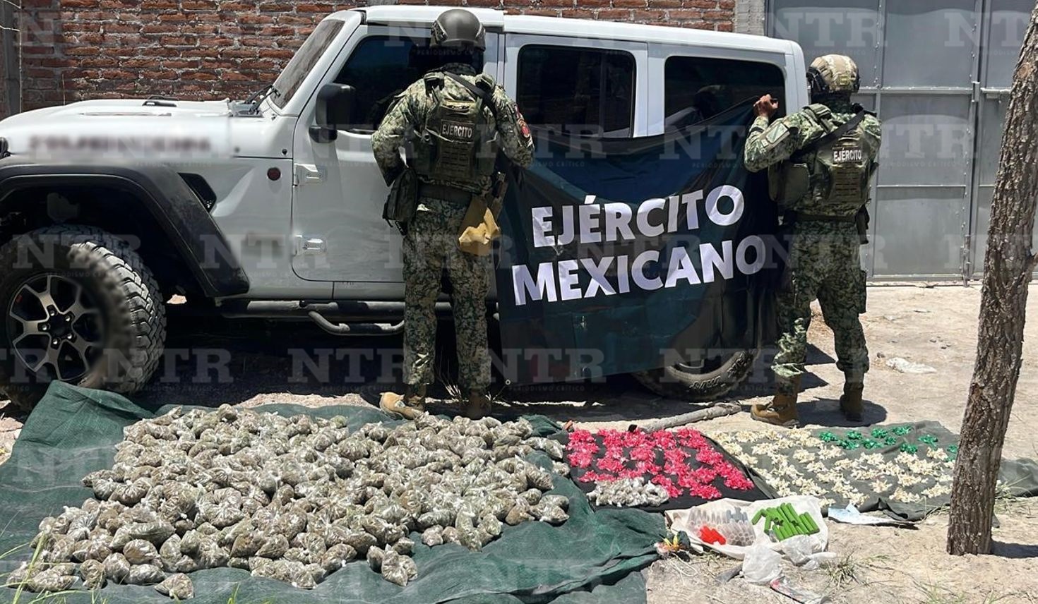 Aseguran autoridades ms de 1,800 dosis de droga - NTR Zacatecas