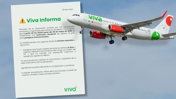 México impone restricciones a viajeros de 3 países