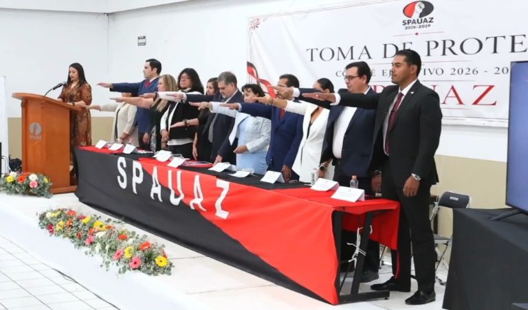 Rinde protesta nuevo Comité Ejecutivo del SPAUAZ