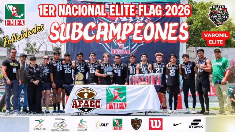 Zacatecano, subcampeón en el Nacional Élite de Flag Football