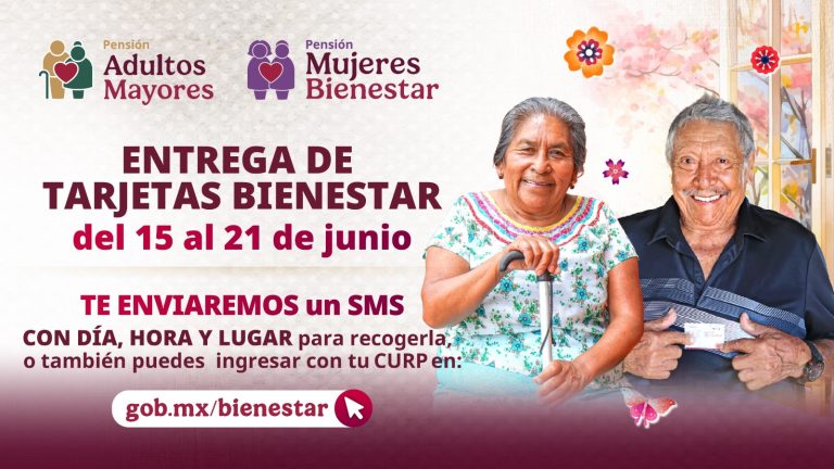 Continúa entrega de Tarjetas de Pensiones para Adultos Mayores y Mujeres