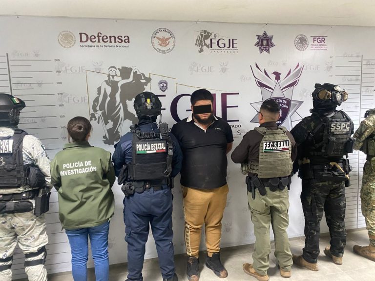 Detienen a presunto extorsionador en Guadalupe