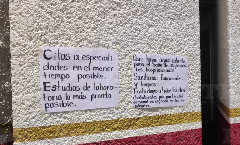 Se manifiesta SNTE en clínica del ISSSTE