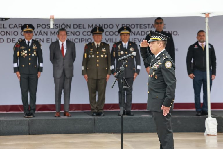 Toma protesta nuevo coordinador Interino de la GN en Villanueva