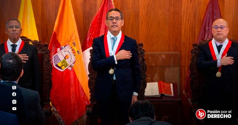 Asume Helder Domínguez presidencia del TC de Perú