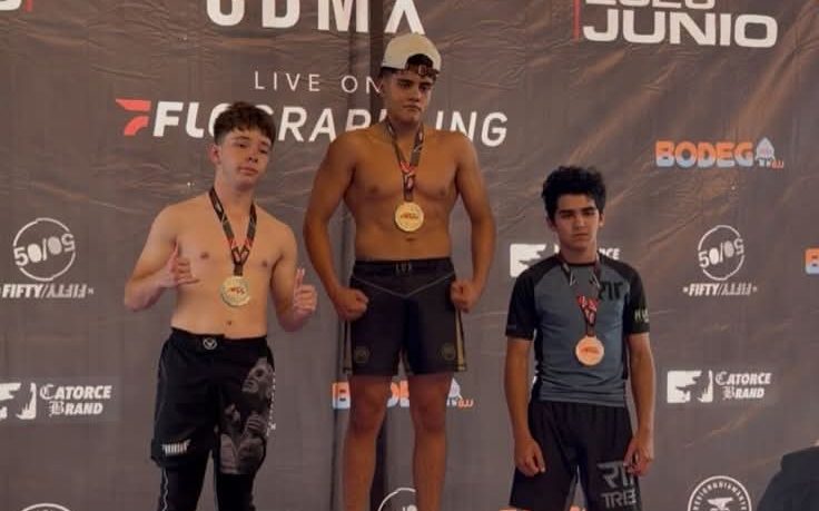 Brayan Luna conquista el podio en el torneo ADCC en CDMX