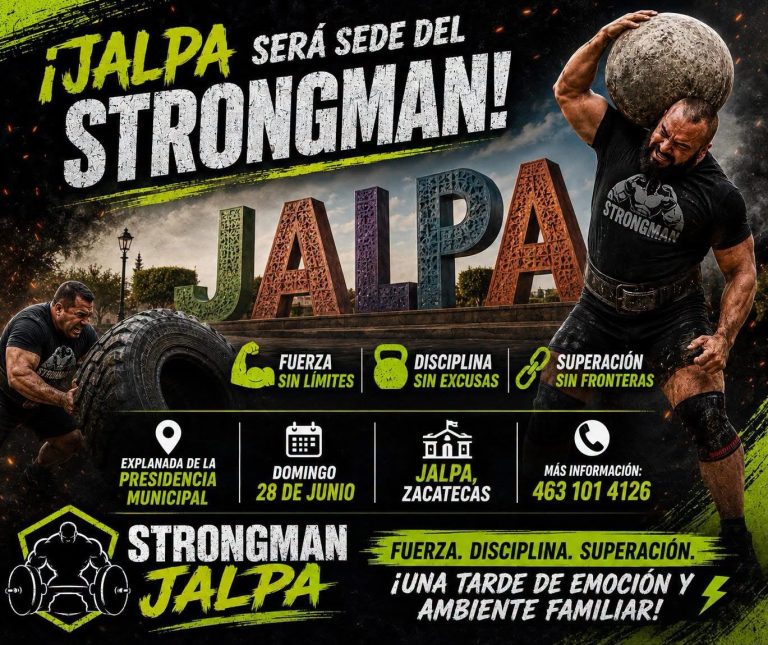 Jalpa será sede de competencia Strongman