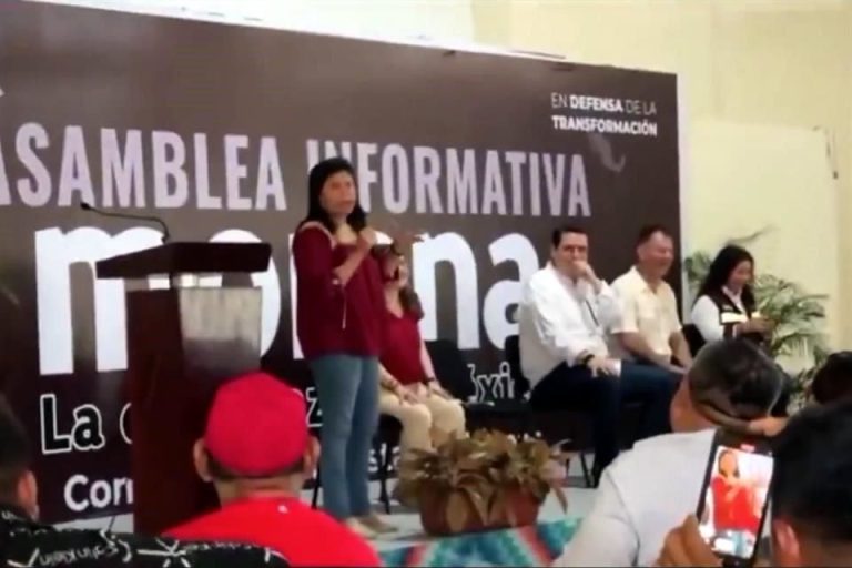 ‘Regaña’ CSP a prima de AMLO por insulto a Trump