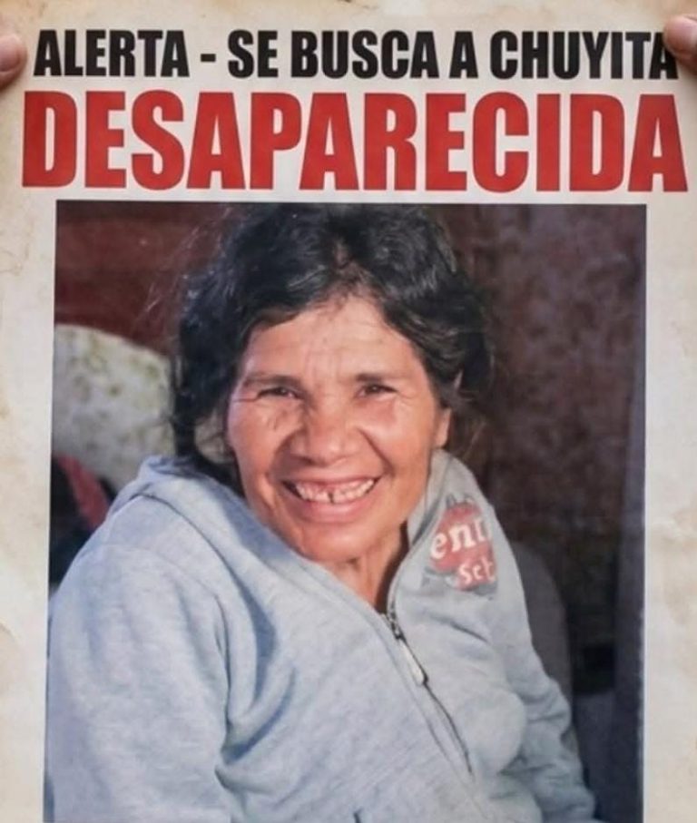 Buscan a Chuyita en Valparaíso; suma 9 días de no localizada