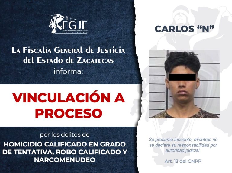 Vinculan a proceso a Carlos «N» por homicidio y robo