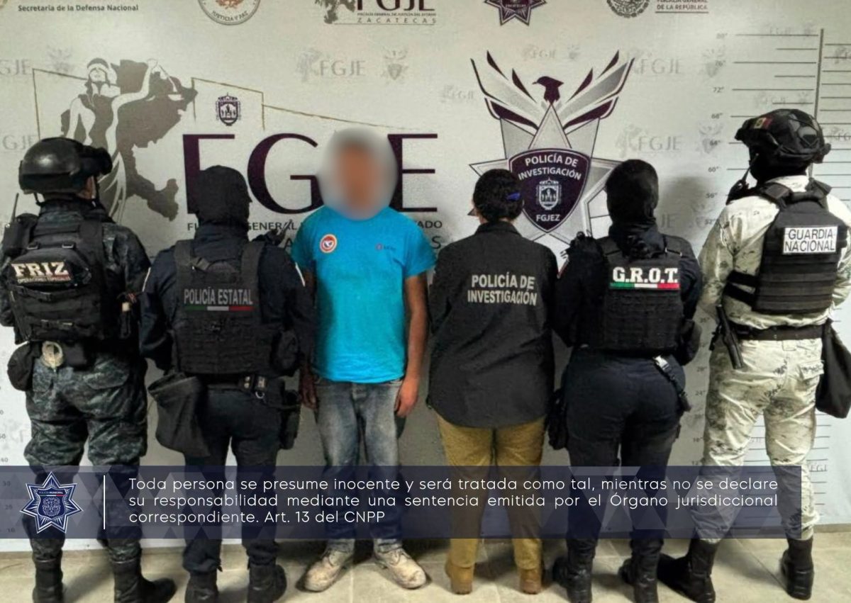 Detienen a hombre por posesión de droga - NTR Zacatecas