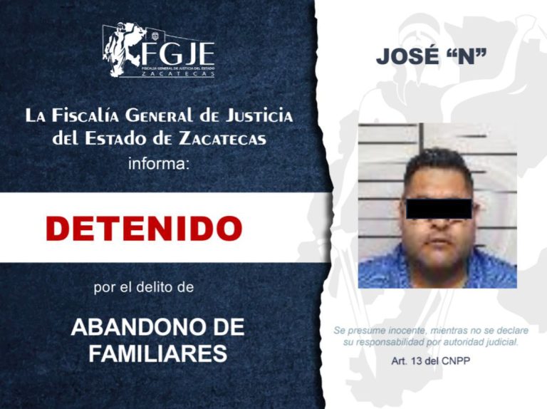 Detienen a José en Durango; lo buscaban en Zacatecas
