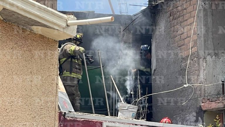 Se incendia habitación en vivienda de la Industrial