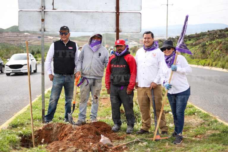 Restauran camellón Vetagrande y vialidad Ecoparque Centenario