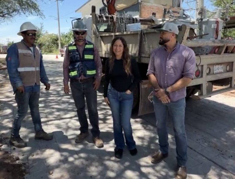 Amplían redes eléctricas en Mezquital del Oro