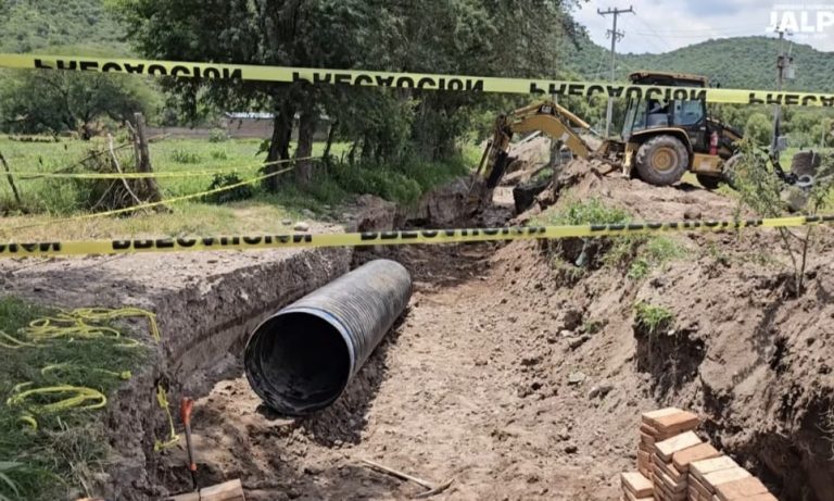 Arrancan obras de boca de tormenta en Jalpa