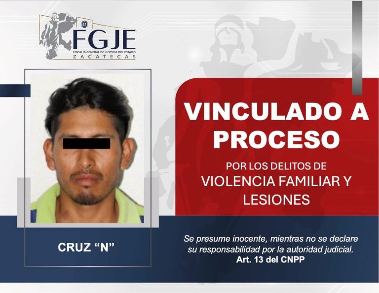 Vinculan a Cruz “N” por violencia familiar y lesiones