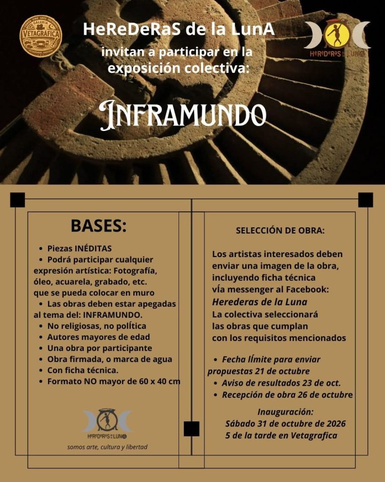 Inframundo, eje central de exposición de Herederas de la Luna