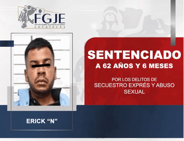 Lo sentencian a 62 años por secuestro exprés y abuso sexual