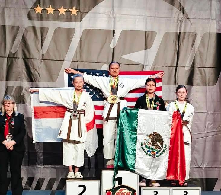 Milagros Olivo conquista bronce en Mundial de WKU