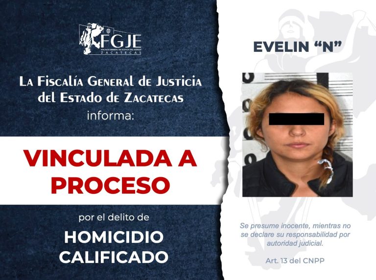 Vinculan a proceso a presunta coautora de homicidio