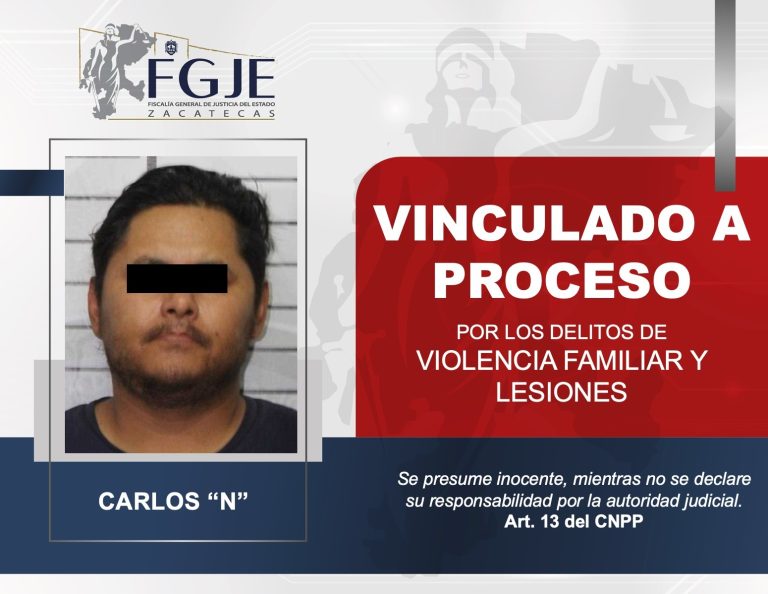 Los vinculan a proceso por violencia familiar