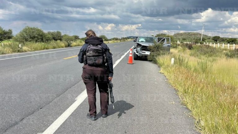 Accidente en la 44 deja solo daños materiales