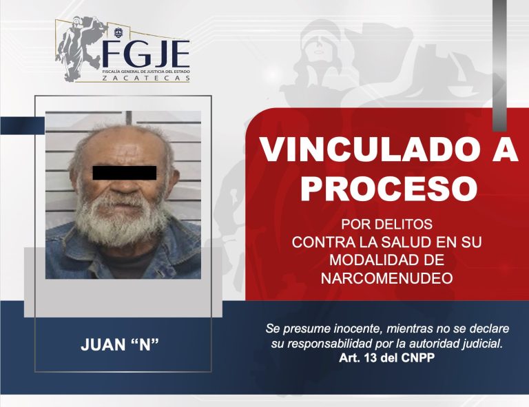 Vinculan a proceso a Juan por narcomenudeo