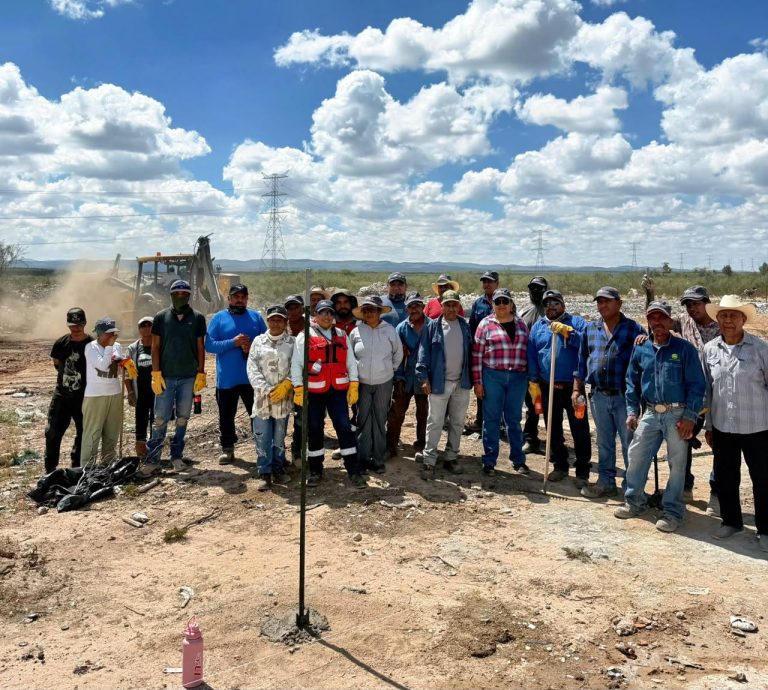 Realizan jornada de limpieza en el relleno sanitario de San Tiburcio