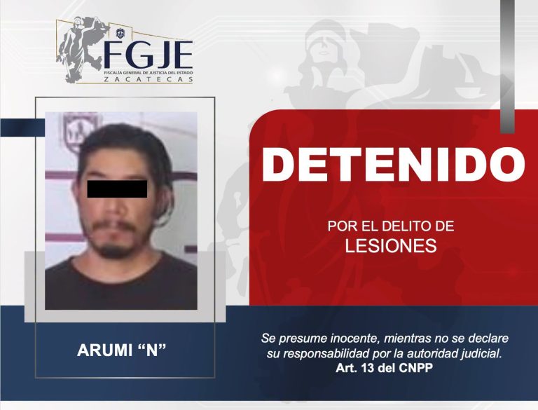 FGJE detiene a cinco personas con orden de aprehensión