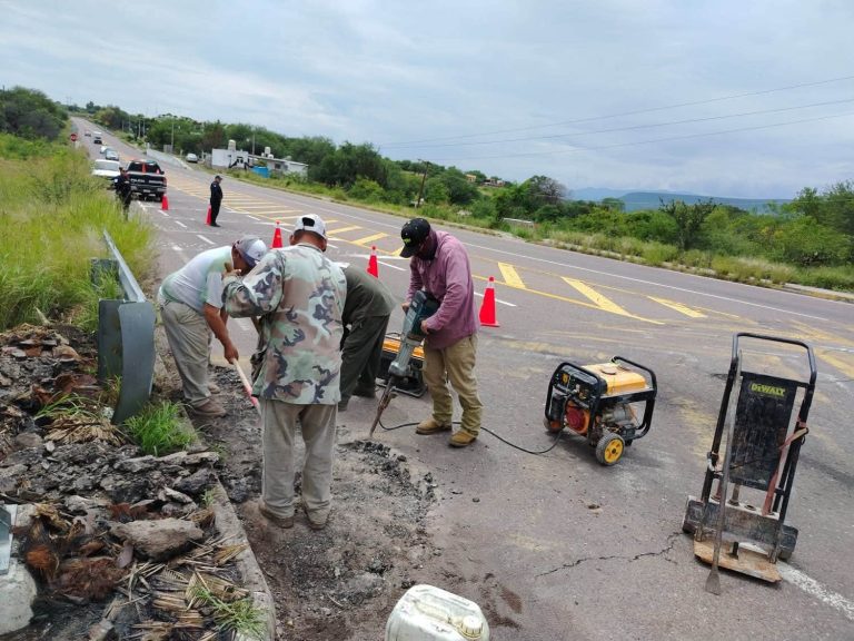 Retiran topes de carretera tras denuncias de robos
