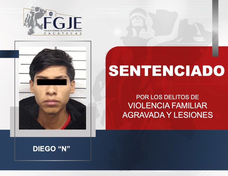 Sentencian a Diego «N» por violencia familiar