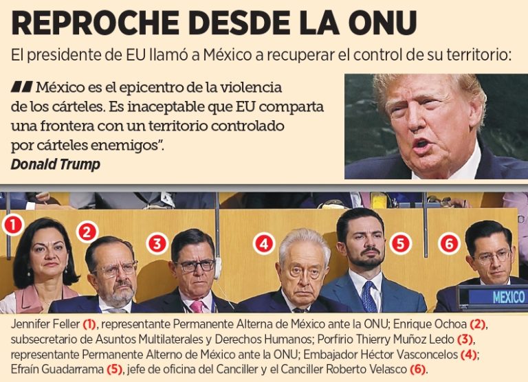 Es México epicentro de cárteles: Trump