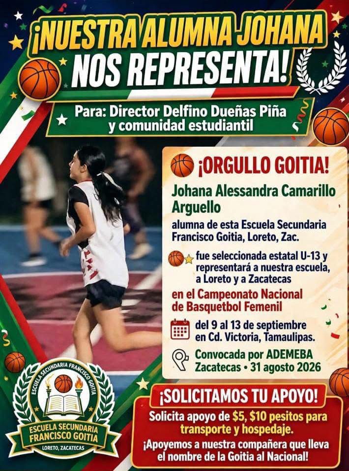 Organizan cuadrangular para apoyar a Johana Camarillo