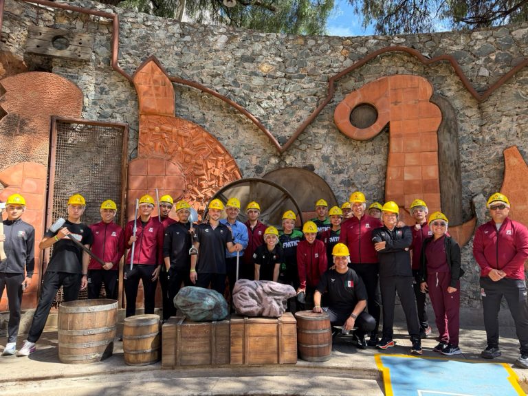 Selección de TKD visita la Mina El Edén