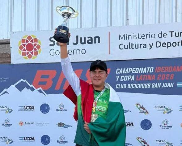 Asael Tabares, subcampeón latinoamericano de BMX