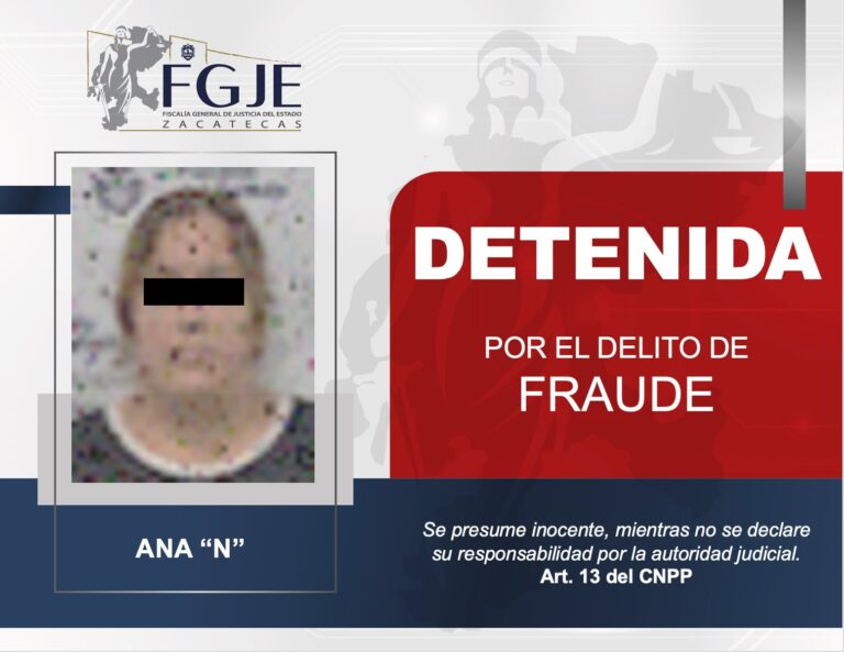 Detienen en Jalisco a Ana «N», era buscada en Zacatecas