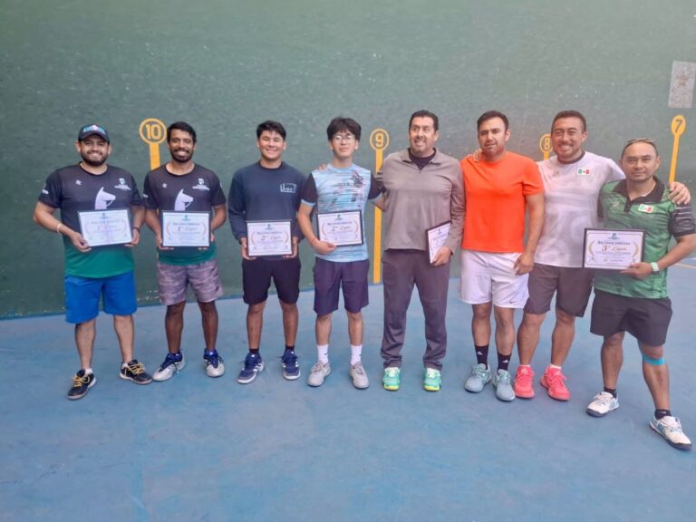 Irving Hernández, segundo lugar en frontenis
